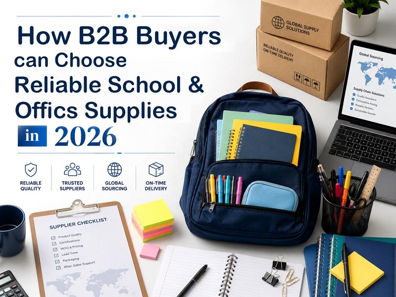 Come gli acquirenti B2B possono scegliere forniture scolastiche e per ufficio affidabili nel 2026