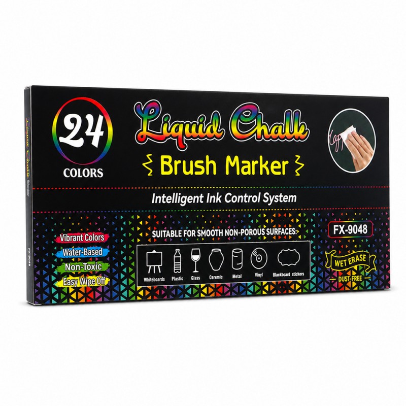 Set di pennarelli colorati a gesso liquido