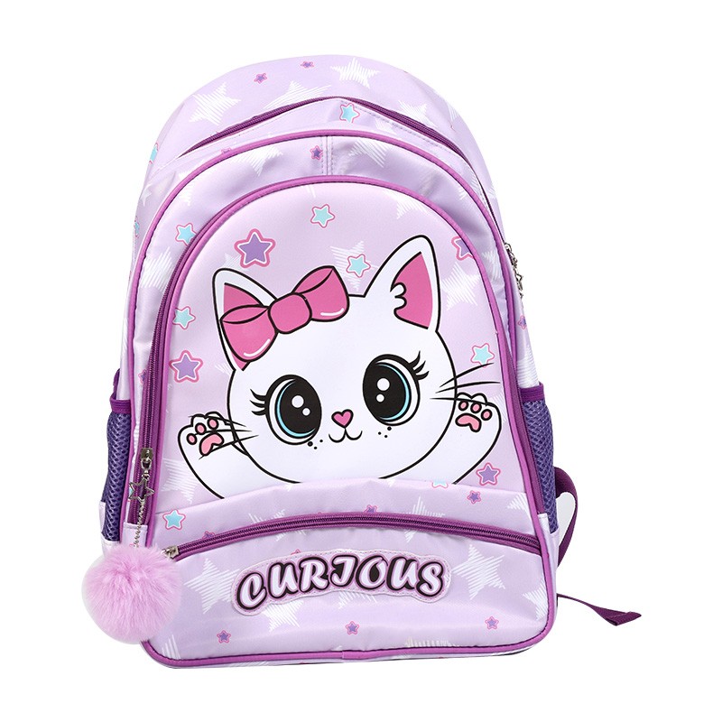 Borsa da scuola per gattini curiosi