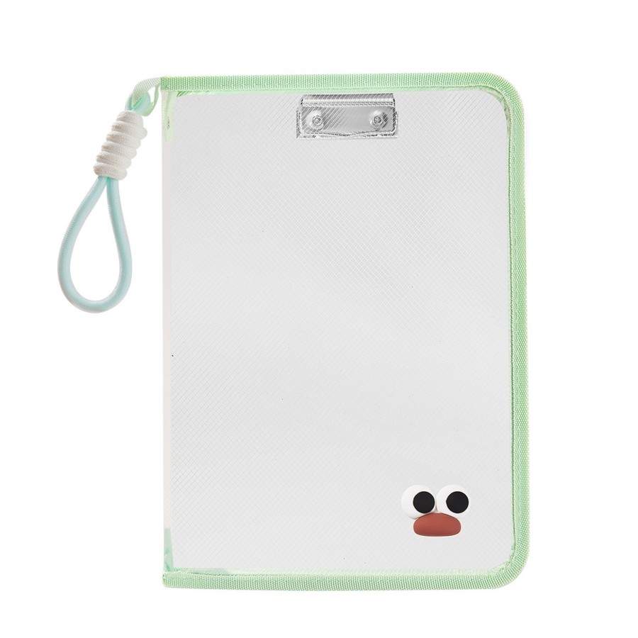 A4 Transparent Waterproof Thick Zipper Document Bag