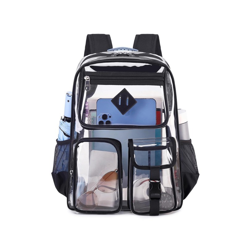 Zaino in PVC trasparente di grande capacità