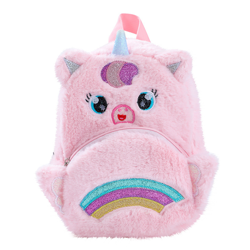 Borse per bambini unicorno per ragazze Pu