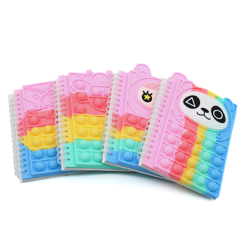 Taccuino in silicone antistress da spremere